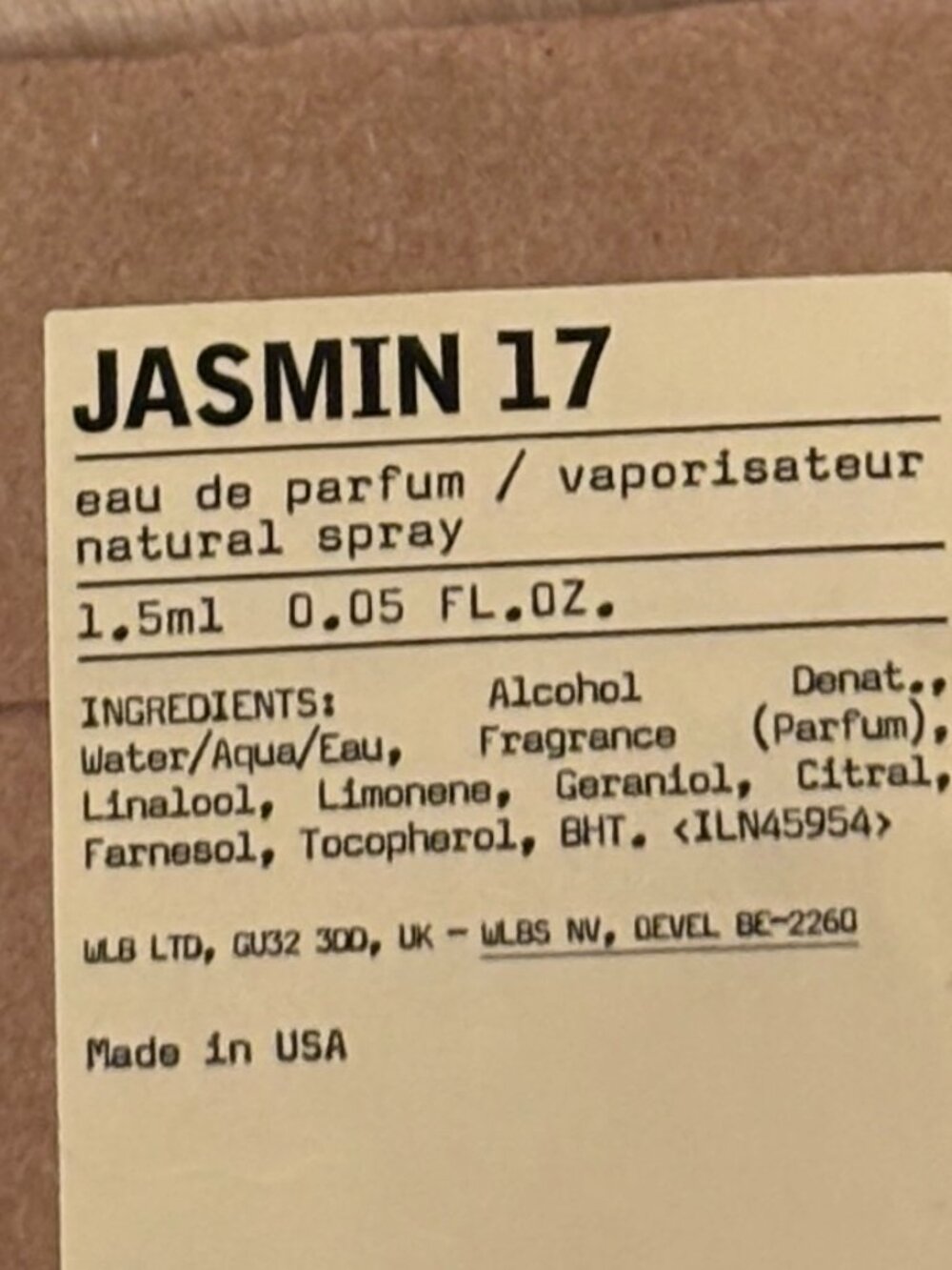 Le Labo Trio Fleur D Oranger 27, Another 13, Jasmin 17 Sealed New - Picture 4 of 4